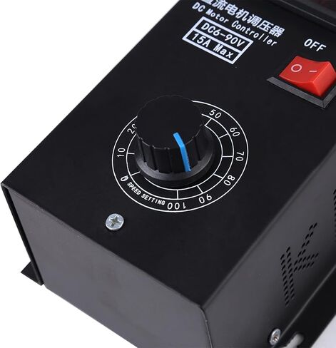 Universal 6V - 90V PWM DC Motor Speed Controller PLC 15A Display Motor Governor with 20A Ceramic for DC Motor in Saudi Arabia