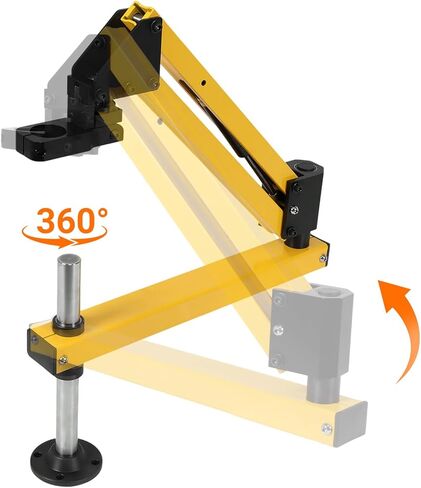 Generic Pneumatic Tapping Machine Arm Aluminum Alloy Pneumatic Universal Tapping Bracket High Strength Handheld Hardware Tool in Kuwait
