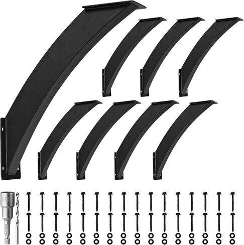 Generic Heavy Duty 45 Degree Angle Support Bracket 4x4in (Actual 3.2x3.2in) Wood Post and Beam Angle Support Brackets with Mounting Screws for Wooden Structures Porches Gazebos in Kuwait