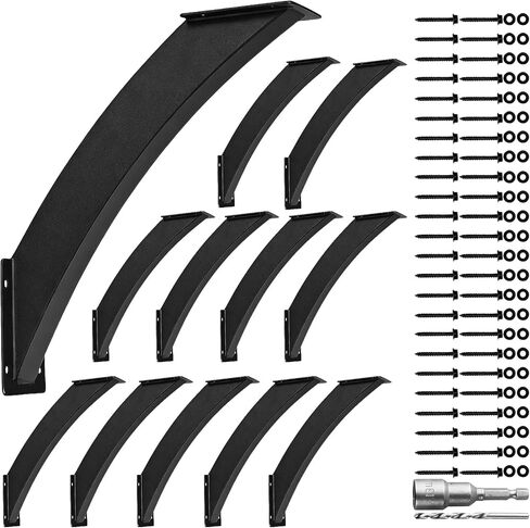 Generic Heavy Duty 45 Degree Angle Support Bracket 4x4in (Actual 3.2x3.2in) Arc 45 Degree Angle Support Brackets with Mounting Screws for Gazebos Decks Porches Log Cabins Etc in Kuwait