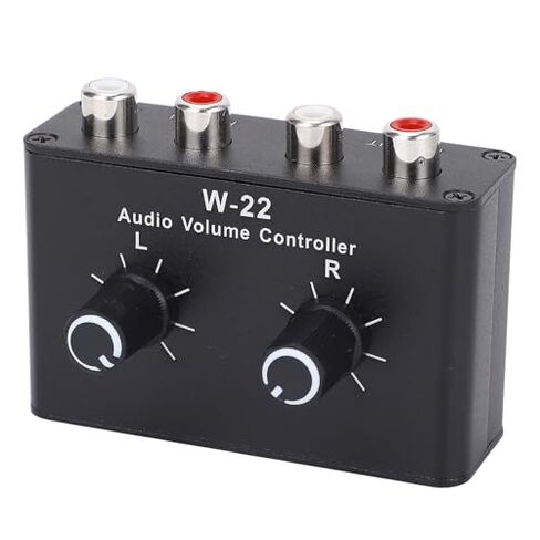 Volume Control Knob, Balance Adjuster for Stereo Signals,Audio Volume Controller Aluminum Alloy Housing,Plug and Play Design, Ideal for CD Players,3 Selection Methods in Saudi Arabia