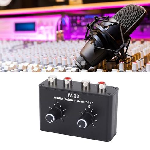 Volume Control Knob, Balance Adjuster for Stereo Signals,Audio Volume Controller Aluminum Alloy Housing,Plug and Play Design, Ideal for CD Players,3 Selection Methods in Saudi Arabia