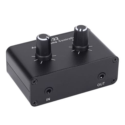 Volume Control Knob, Balance Adjuster for Stereo Signals,Audio Volume Controller Aluminum Alloy Housing,Plug and Play Design, Ideal for CD Players,3 Selection Methods in Saudi Arabia