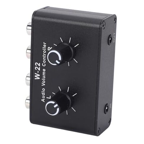 Volume Control Knob, Balance Adjuster for Stereo Signals,Audio Volume Controller Aluminum Alloy Housing,Plug and Play Design, Ideal for CD Players,3 Selection Methods in Saudi Arabia
