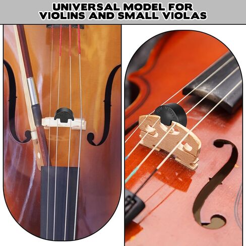 10Pcs Viola Mute Viola Practice Mutes Black Violin Mute 4/4 Rubber Violin Practice (8Pcs Round Style 2Pcs Claw Style) in Kuwait