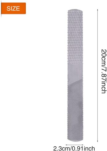 4 Way Wood Rasp File, 4 in 1 Steel Flat Rasp File Half Round Carpentry Woodworking Hand Tool for Carpentry Woodworking 8inch/200mm in Saudi Arabia