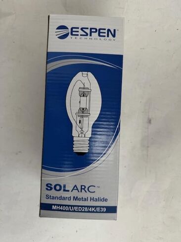 تقنية ESPEN 10 قطع 706-360 MH400/U/ED28/4K/E39 سترة خارجية مخفضة 400 وات ED28 مصباح هاليد معدني قياسي بقاعدة موجول موضع التشغيل العالمي رمز Ansi M59/E in Kuwait