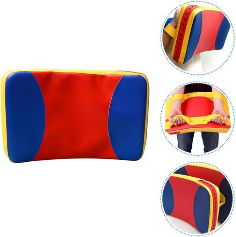 SUPVOX Kickboxing Training Pad Taekwondo Kick Shield Curved Large Three-Color Hand Paddle Strike Shield for Martial Arts Practice and Kicking Protection in Saudi Arabia