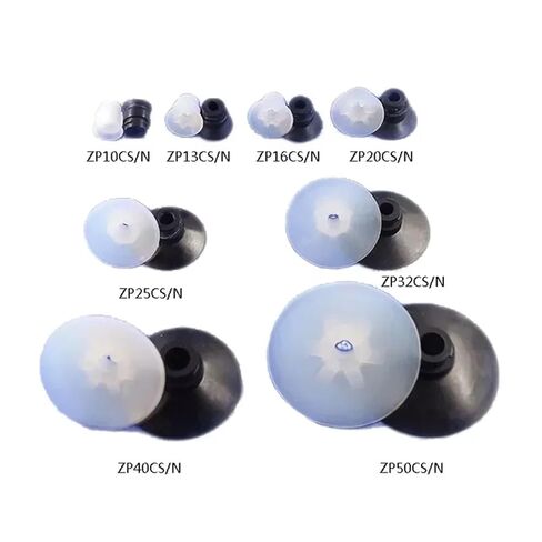 10Pcs SMC Type C Series Flat Ribbed Vacuum Suction Cup ZP-10CS/ZP13CS Silicone Nozzle Pneumatic Sucker Manipulator Accessories(ZP32CN) in Saudi Arabia
