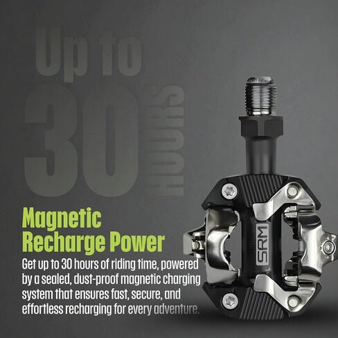 دواسة عداد الطاقة SRM X-Power MTB، متوافقة مع SPD من جانب واحد، عمود دوران طويل، دقة ±2%، بلوتوث وANT+، قابلة لإعادة الشحن، تتضمن مجموعة أدوات StarlitGem المتعددة وقطعة قماش للتنظيف in Saudi Arabia