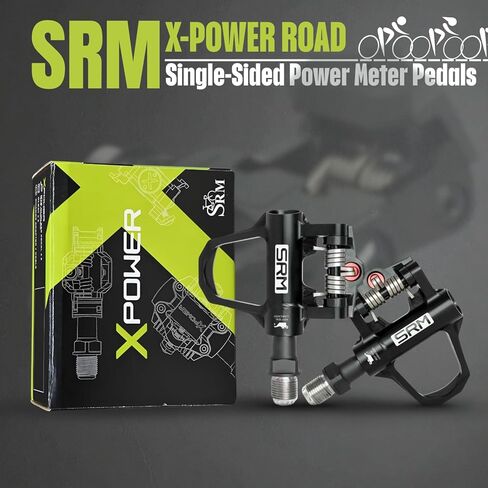 دواسات عداد الطاقة أحادية الجانب من SRM X-Power Road، متوافقة مع SPD-SL، دقة ±2%، ارتفاع المكدس 9.75 مم، بلوتوث وANT+، مجموعة أدوات متعددة StarlitGem وقطعة قماش للتنظيف متضمنة in Saudi Arabia