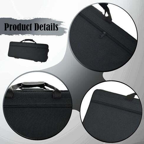 Alto Saxophone Case Alto Saxophone Carrying Bag, Protective Durability Lightweight Accessory Premium Rectangular Portable in Kuwait