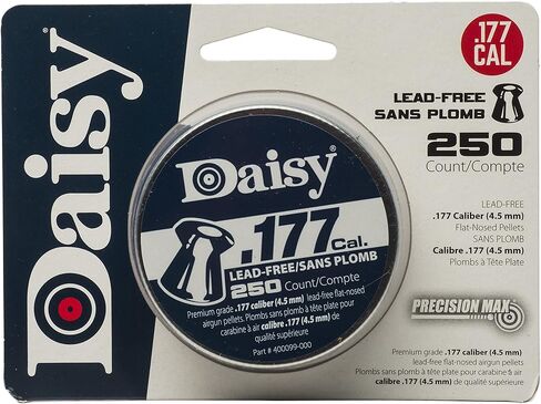 Daisy Lead Free .177 Cal. Pellets 250 Tin for airguns in Kuwait