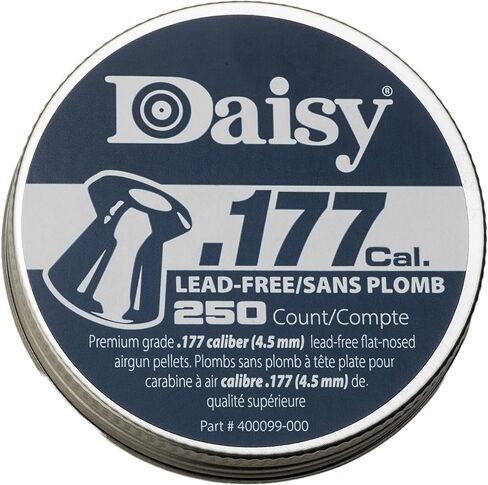 Daisy Lead Free .177 Cal. Pellets 250 Tin for airguns in Kuwait