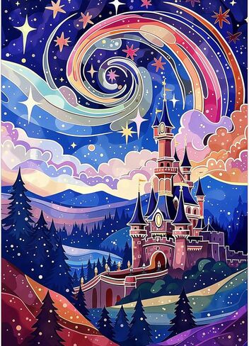 HEIBAGO Lighthouse Diamond Art Kits for Adults, 5D Full Drill Round Seaside Painting Gems with Sunset Diamond Painting, Lighthouse Diamond Dots Perfect for Home Wall Decor 12x16inch in Kuwait