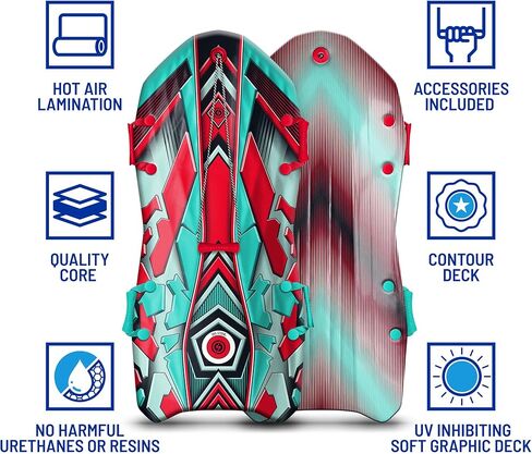 Premium SNO Storm Recreational Winter Foam Snow Sled 2PK in Kuwait