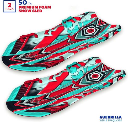 Premium SNO Storm Recreational Winter Foam Snow Sled 2PK in Kuwait