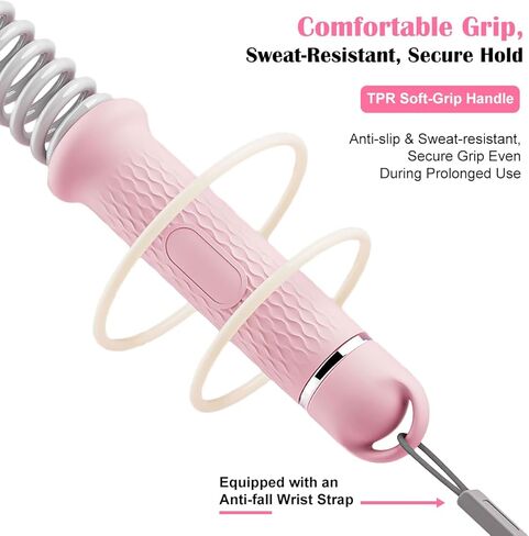 حبال معركة بدون حبال، معدات اللياقة البدنية المنزلية لصالة الألعاب الرياضية للقوة والقلب، لا تشابك، قبضة مضادة للانزلاق، للرجال والنساء ومدربي اللياقة البدنية، تصميم محمول بمقابض مرجحة، مثالية للتدريبات الداخلية in Kuwait