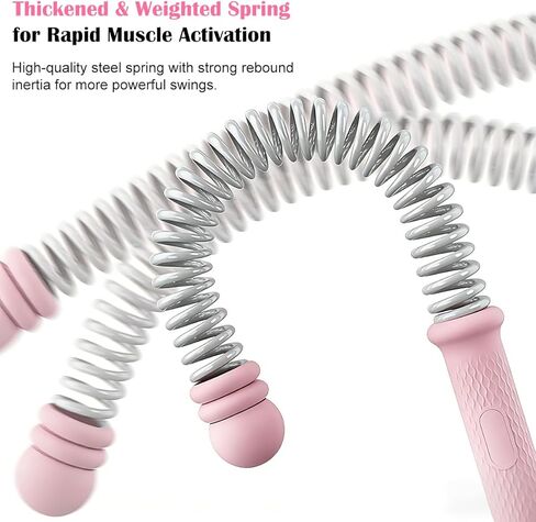 حبال معركة بدون حبال، معدات اللياقة البدنية المنزلية لصالة الألعاب الرياضية للقوة والقلب، لا تشابك، قبضة مضادة للانزلاق، للرجال والنساء ومدربي اللياقة البدنية، تصميم محمول بمقابض مرجحة، مثالية للتدريبات الداخلية in Kuwait