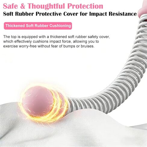 حبال معركة بدون حبال، معدات اللياقة البدنية المنزلية لصالة الألعاب الرياضية للقوة والقلب، لا تشابك، قبضة مضادة للانزلاق، للرجال والنساء ومدربي اللياقة البدنية، تصميم محمول بمقابض مرجحة، مثالية للتدريبات الداخلية in Kuwait