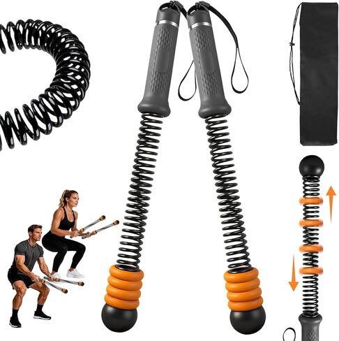 Ropeless Battle Ropes with Adjustable Weights Battle Ropes for Home Gym Exercise, Weighted Workout Equipment for Low-Impact, Strength & HIIT, for Men & Women in Saudi Arabia