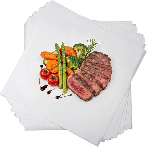 500 Pcs Sublimation Butcher Paper, 12 x 12 Inch Disposable Butcher Paper Sheets, Square Precut No Wax for Wrapping Meat, Heat Press in Saudi Arabia