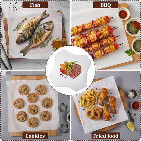 500 Pcs Sublimation Butcher Paper, 12 x 12 Inch Disposable Butcher Paper Sheets, Square Precut No Wax for Wrapping Meat, Heat Press in Saudi Arabia