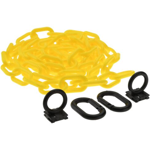 Plastic Loading Dock Chain Kit with Magnetic Hooks: 10-Foot Chain, 2 Carabiners in Kuwait