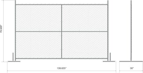 Trafford Industrial Chain Link Fence Base - Sturdy Foundation for Secure Perimeters in Kuwait