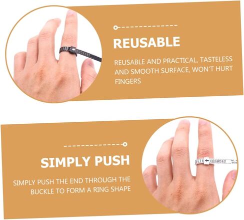 KALLORY 12pcs Ring Size Measuring Tools Set Portable Ring Gauge for Men and Women Accurate Sizer Measurer for Jewelry Making and Daily Use in Saudi Arabia