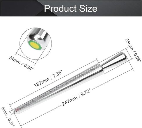 4 مقياس حلقة قياس أداة قياس إصبع سبائك الألومنيوم in Kuwait