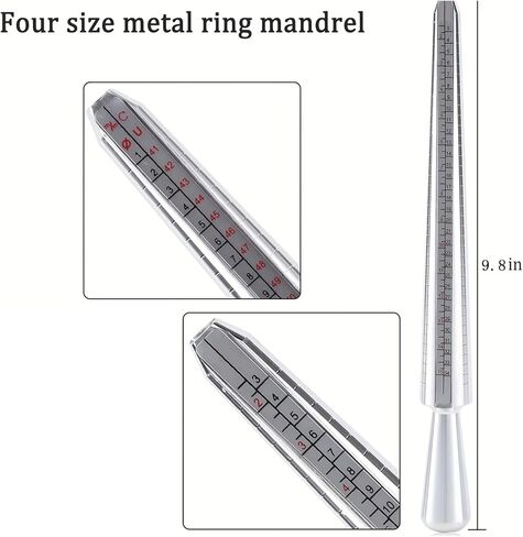 4 مقياس حلقة قياس أداة قياس إصبع سبائك الألومنيوم in Kuwait