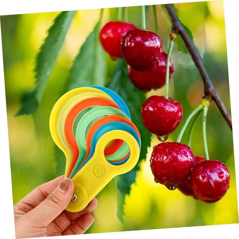 2 Sets Fruit Measuring Tool Plastic Fruit Gauge Circles Pear Sizer Accurate Grading Rings and Packaging in Saudi Arabia