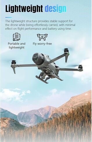 معدات الهبوط لملحقات طائرات DJI Mavic 4 Pro بدون طيار، مجموعة أرجل هبوط ممتدة سريعة التحرير وقابلة للطي متوافقة مع واقي طائرات DJI Mavic 4 Pro بدون طيار، حامل ثلاثي القوائم لزيادة الارتفاع 30 مم in Saudi Arabia