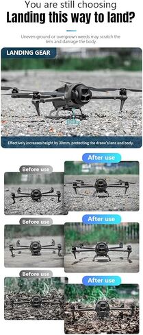 معدات الهبوط لملحقات طائرات DJI Mavic 4 Pro بدون طيار، مجموعة أرجل هبوط ممتدة سريعة التحرير وقابلة للطي متوافقة مع واقي طائرات DJI Mavic 4 Pro بدون طيار، حامل ثلاثي القوائم لزيادة الارتفاع 30 مم in Saudi Arabia