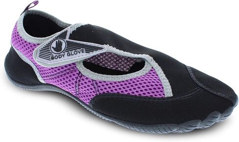 أحذية مائية للنساء من Body Glove (البحيرة، التمارين الرياضية، السباحة، الرياضات المائية، الشاطئ، أحذية المياه النسائية) أحذية مائية باللون الأسود وOasis Blue Horizon Aqua للنساء in Kuwait