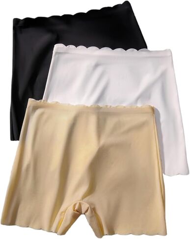 Seamless Slip Shorts for Under Dresses Anti Chafing Shorts Womens Bike Shorts for Yoga Workout 3-Pack in Saudi Arabia
