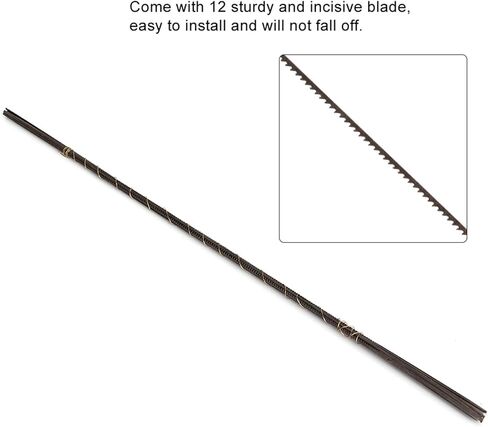 Metal Saw Jewelry Making Tool, Portable Saw Bow Jewelry Wire Carved Black U Shaped Handle Tool with 12 Blades for Jewelry Processing in Saudi Arabia