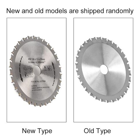 Jeanoko 136mm Steel Circular Saw, 30 Teeth Metal Cutting Disc for Hard Materials with Negative Rake Angle Design in Saudi Arabia