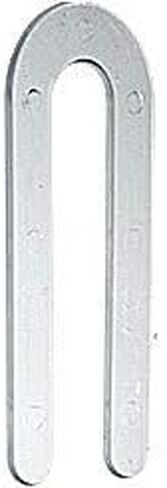 CRL Clear 1/16" x 3-1/2" Plastic Horseshoe Shims - 100 Pack in Kuwait