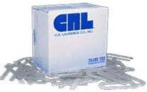 CRL Clear 1/16" x 3-1/2" Plastic Horseshoe Shims - 100 Pack in Kuwait