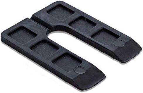 CRL Black 1/4" x 4" Jumbo Horseshoe Shims Pack of 100 in Kuwait