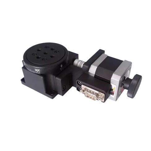 Electric Rotating Machine PX110-100 Optical Rotating Platform Motorized Rotation Stage 100MM Bearing Scale(Ratio 180 of 1) in Saudi Arabia