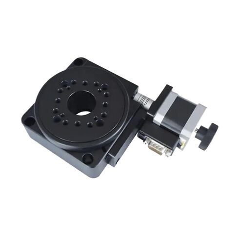 Electric Rotary Table PT-GD201, Angle Plate Indexing Plate, Size 100mm Bearing 45kg Transmission Ratio 180:1(Ratio 180 of 1) in Saudi Arabia
