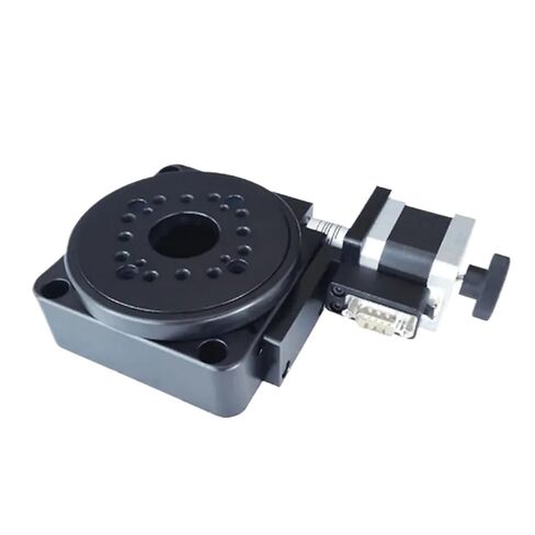 Electric Rotary Table PT-GD201, Angle Plate Indexing Plate, Size 100mm Bearing 45kg Transmission Ratio 180:1(Ratio 180 of 1) in Saudi Arabia