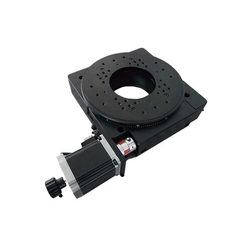 Electric Rotating Machine PX110-100 Optical Rotating Platform Motorized Rotation Stage 100MM Bearing Scale(Ratio 90 of 1) in Saudi Arabia