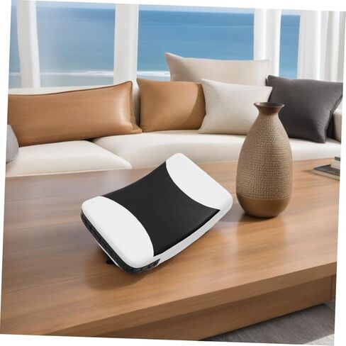 STOBAZA Kick Shield for Taekwondo and Kickboxing, Compact Black and White Curved Sparring Training Pad, Sturdy Striking Target for Martial Arts Practice and Blocking Exercises in Saudi Arabia