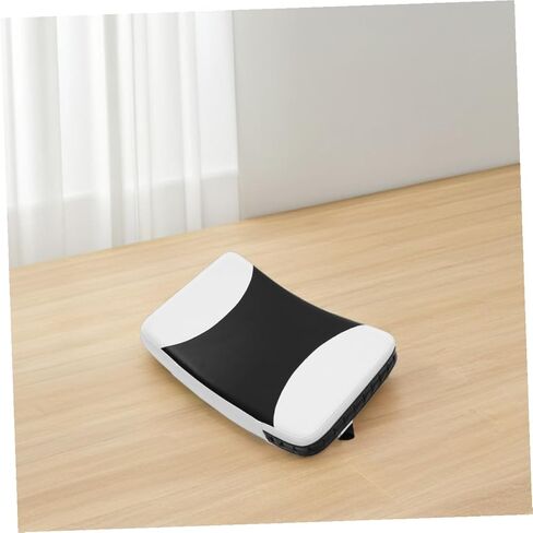 Martial Arts Kicking Pad and Boxing Kick Shield with Ergonomic Curve, Compact Black-White Training Target for Martial Arts Sparring and Side Kick Practice in Saudi Arabia