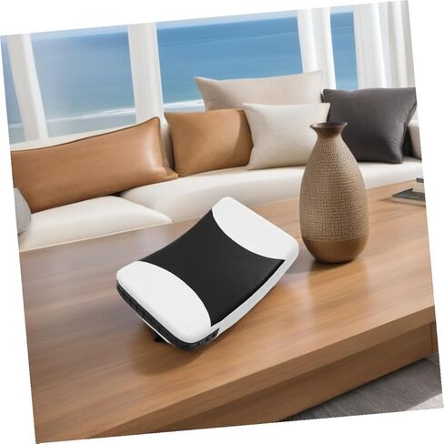 Martial Arts Kicking Pad and Boxing Kick Shield with Ergonomic Curve, Compact Black-White Training Target for Martial Arts Sparring and Side Kick Practice in Saudi Arabia
