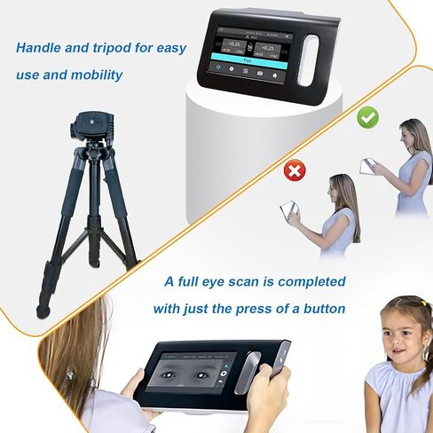 7" Touch Screen Ophthalmology Vision Screener, Precise Measurement Tool for Eye Testing, 98cm Measuring Distance, Essential Optic Equipment for Eye Care Professionals in Saudi Arabia